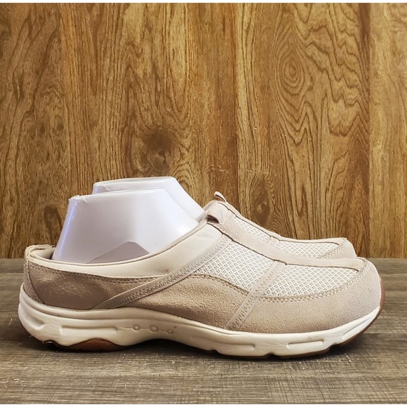 Easy Spirit ES 7 Argyle Slip On Shoes Women's Size 10 Tan - Picture 1 of 11